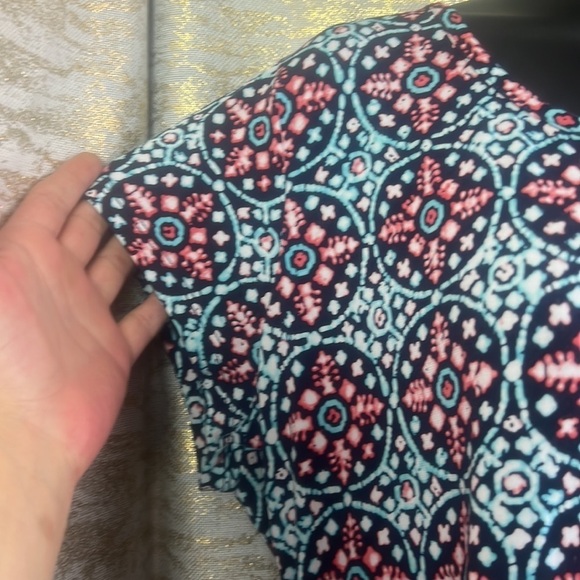 Michael Kors Women’s Fit n Flare Geometric Print Casual Mini Dress Size XL - Picture 4 of 15